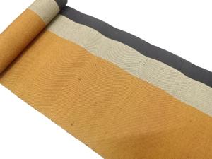 アンティーク　縞模様織り出し　八寸帯地反物